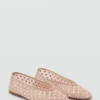 Ballerines en maille avec strass
