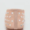 Ballerines en maille avec strass