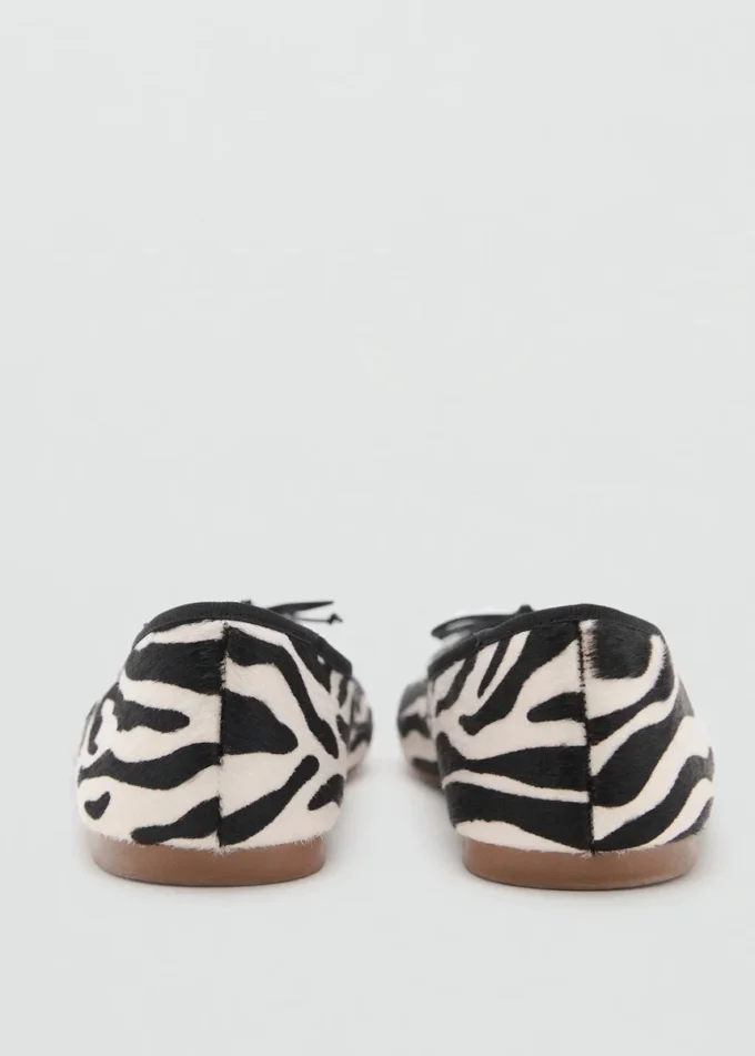 Ballerines à imprimé animal