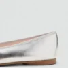 Ballerines métalliques avec nœud