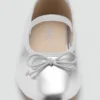Ballerines métalliques avec nœud Ballerines métalliques avec nœud