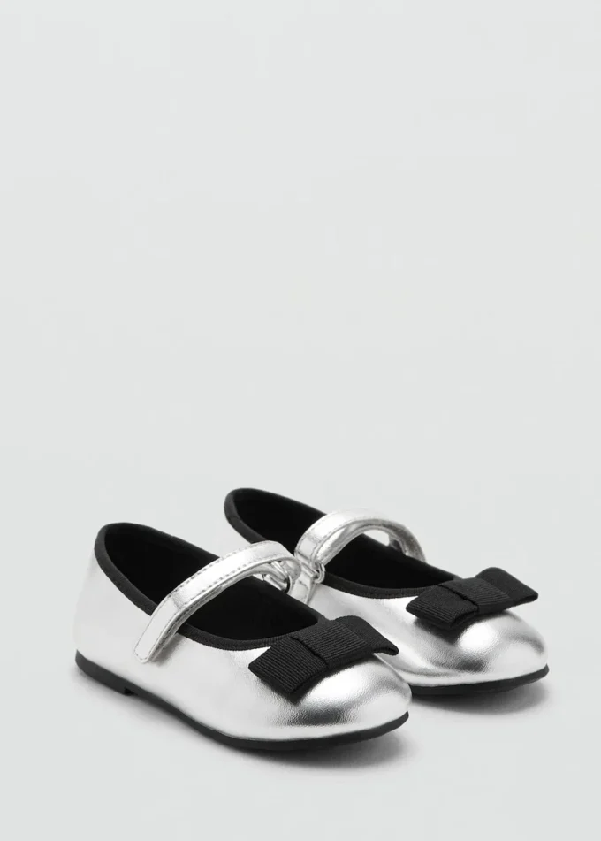 Ballerines métalliques à nœud Ballerines métalliques à nœud