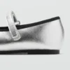 Ballerines métalliques à nœud Ballerines métalliques à nœud