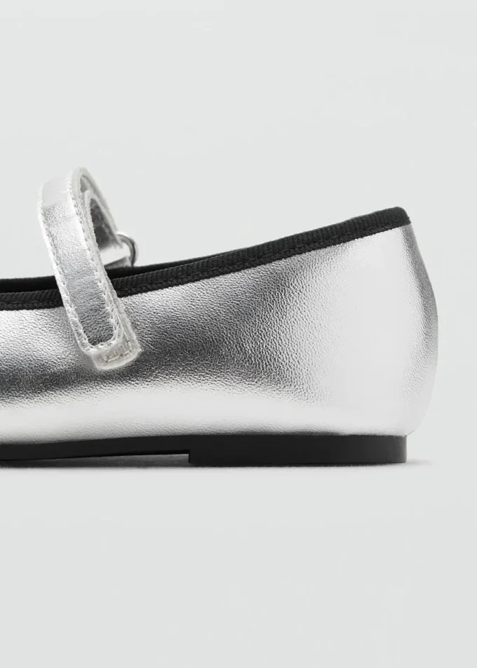 Ballerines métalliques à nœud Ballerines métalliques à nœud