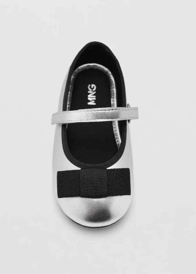 Ballerines métalliques à nœud Ballerines métalliques à nœud