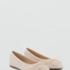 Ballerines à paillettes avec nœud