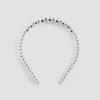 Bandeau à perles appliquées