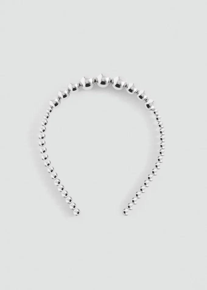 Bandeau à perles appliquées