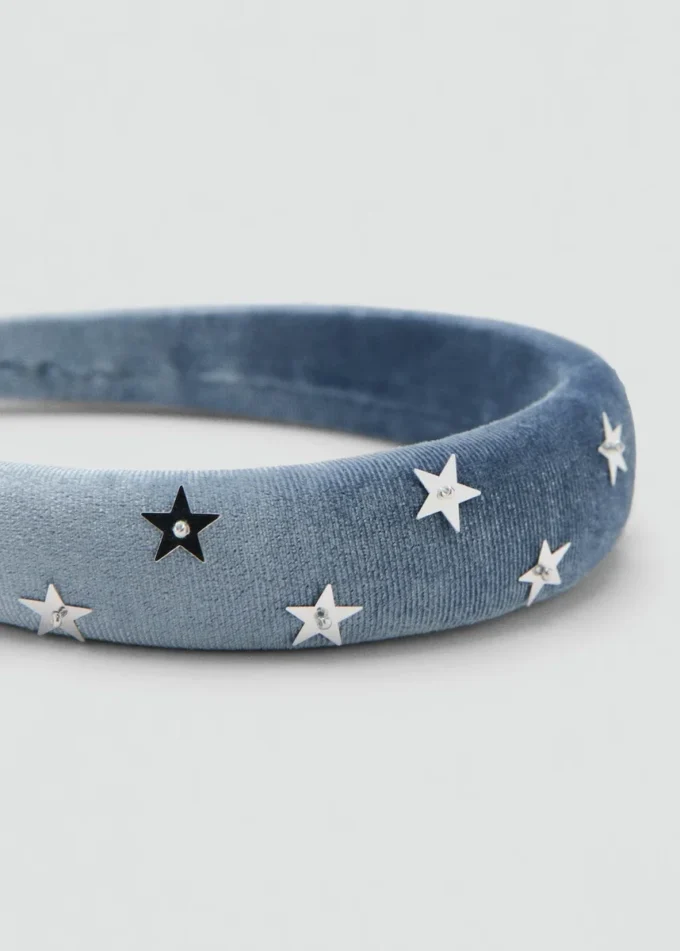Bandeau à étoiles en velours