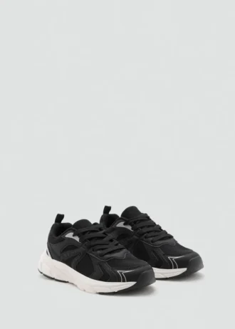 Baskets combinées avec lacets