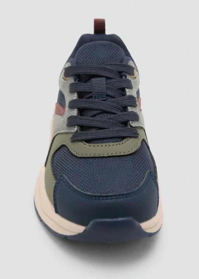 Baskets combinées avec lacets