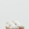 Baskets mixtes en cuir