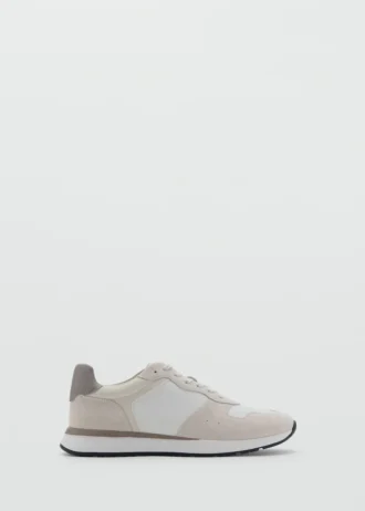 Baskets mixtes en cuir