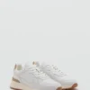 Baskets mixtes en cuir