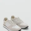 Baskets mixtes en cuir