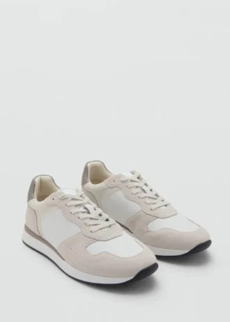 Baskets mixtes en cuir