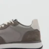 Baskets mixtes en cuir