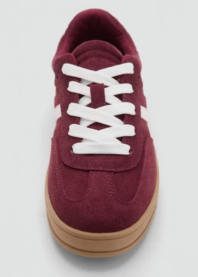 Baskets mixtes en cuir