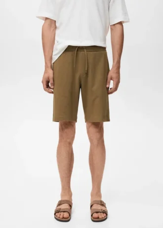 Bermuda 100 % coton avec cordon de serrage