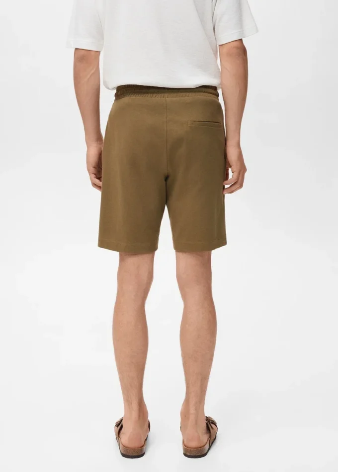 Bermuda 100 % coton avec cordon de serrage