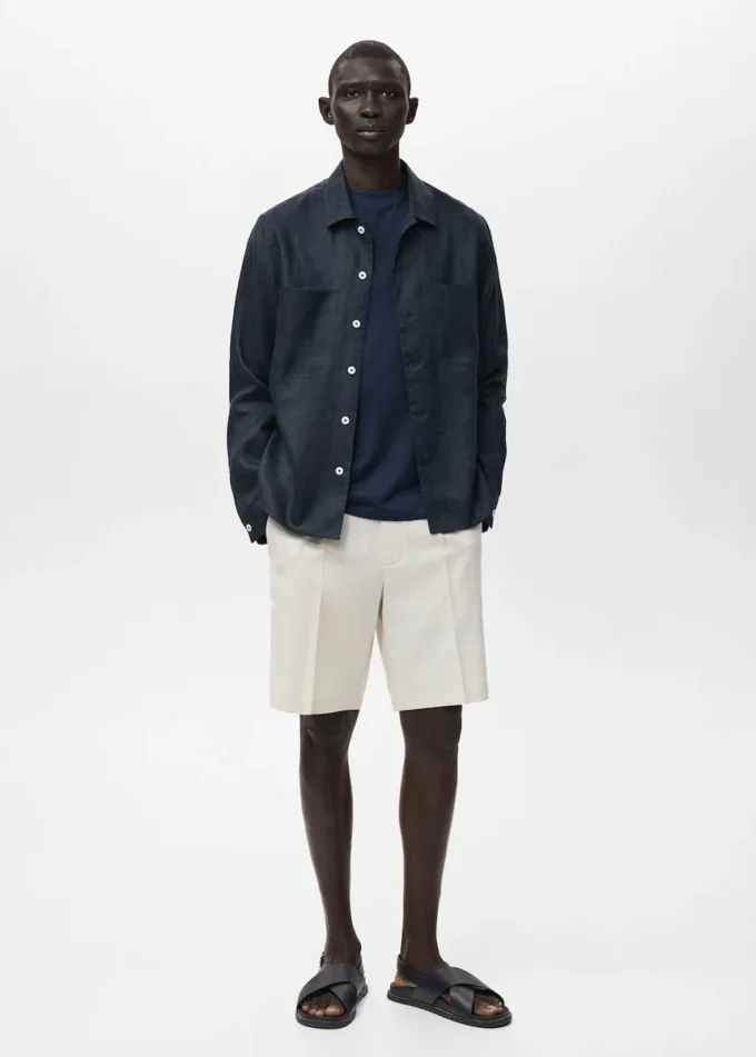 Bermuda 100 % lin