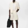 Bermuda cargo en coton lyocell