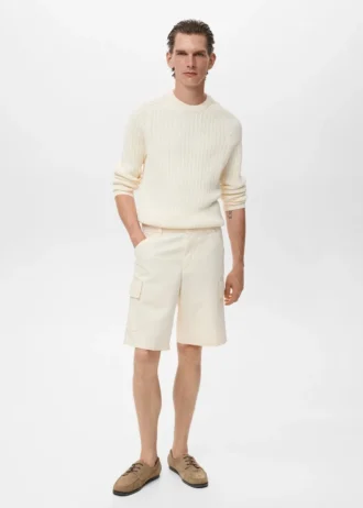 Bermuda cargo en coton lyocell
