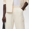 Bermuda cargo en coton lyocell