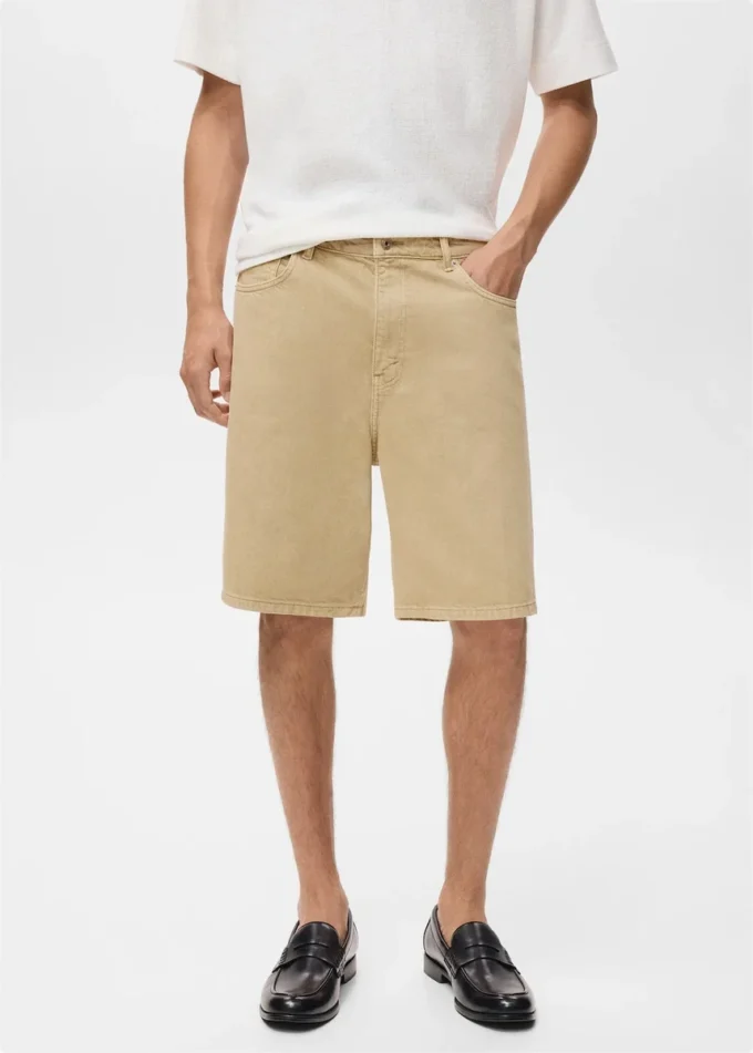 Bermuda décontracté en denim