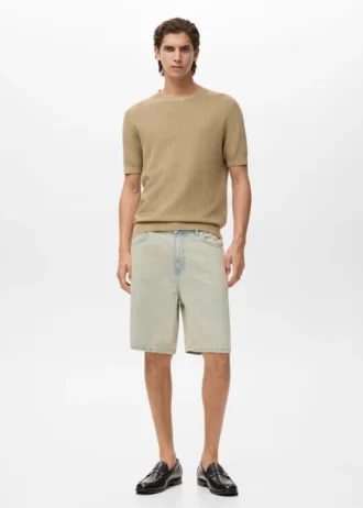 Bermuda décontracté en denim