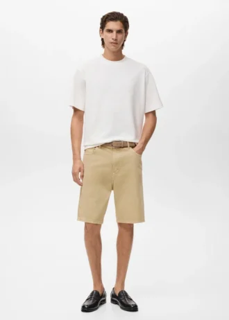 Bermuda décontracté en denim