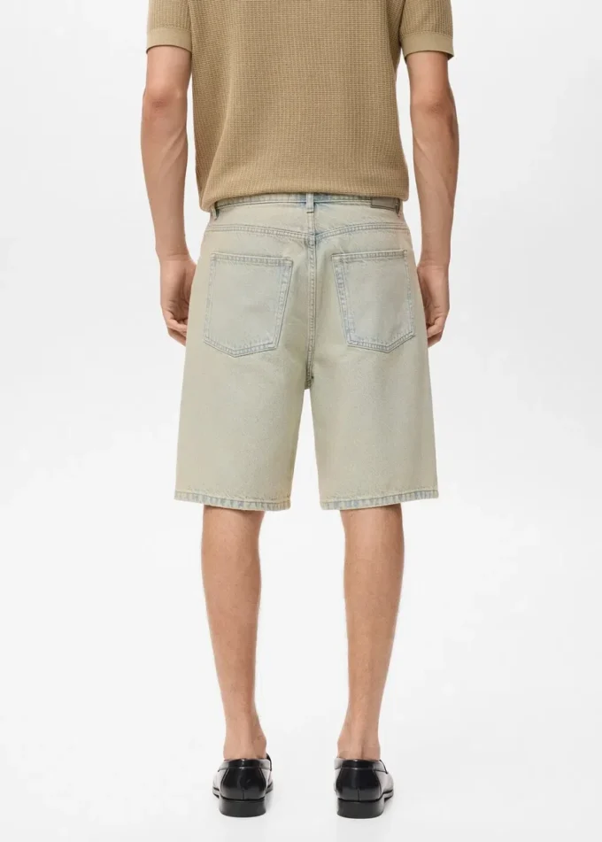 Bermuda décontracté en denim