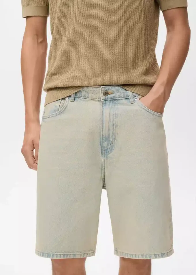 Bermuda décontracté en denim