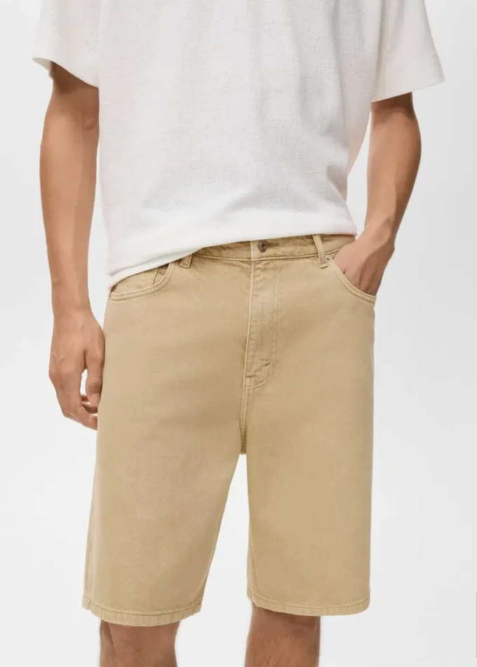 Bermuda décontracté en denim