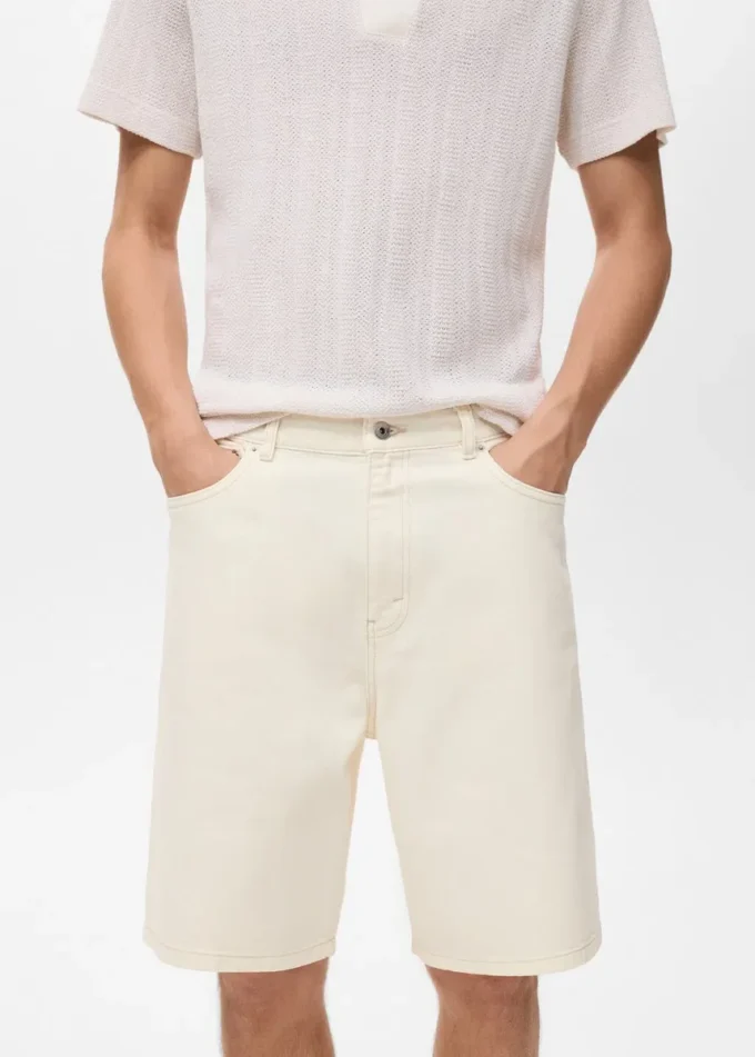 Bermuda décontracté en denim