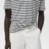 Bermuda en coton avec bande élastique intérieure