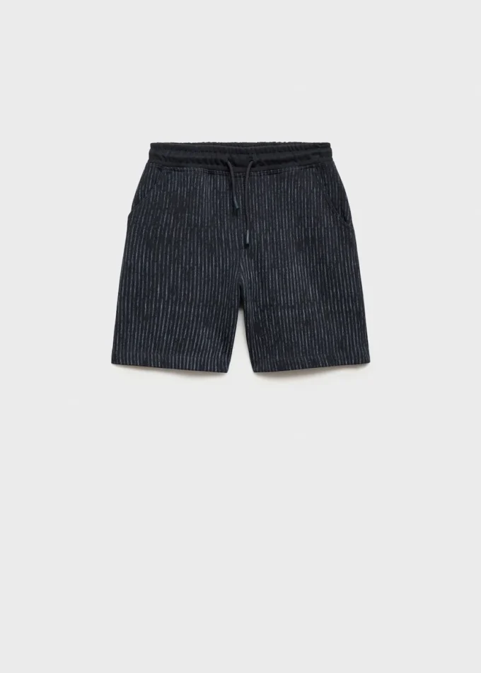 Bermuda en coton imprimé