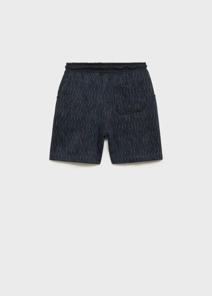 Bermuda en coton imprimé