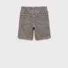 Bermuda en denim avec cordon de serrage