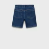 Bermuda en denim avec cordon de serrage