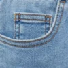 Bermuda en denim avec cordon de serrage