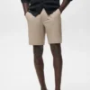 Bermuda en mélange lin-coton