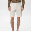 Bermuda slim 100 % lin