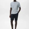 Bermuda slim 100 % lin
