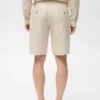 Bermuda slim 100 % lin