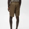 Bermuda slim 100 % lin