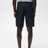Bermuda slim 100 % lin