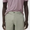 Bermuda slim 100 % lin