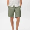 Bermuda slim en coton chino