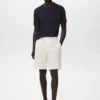 Bermuda slim en coton chino